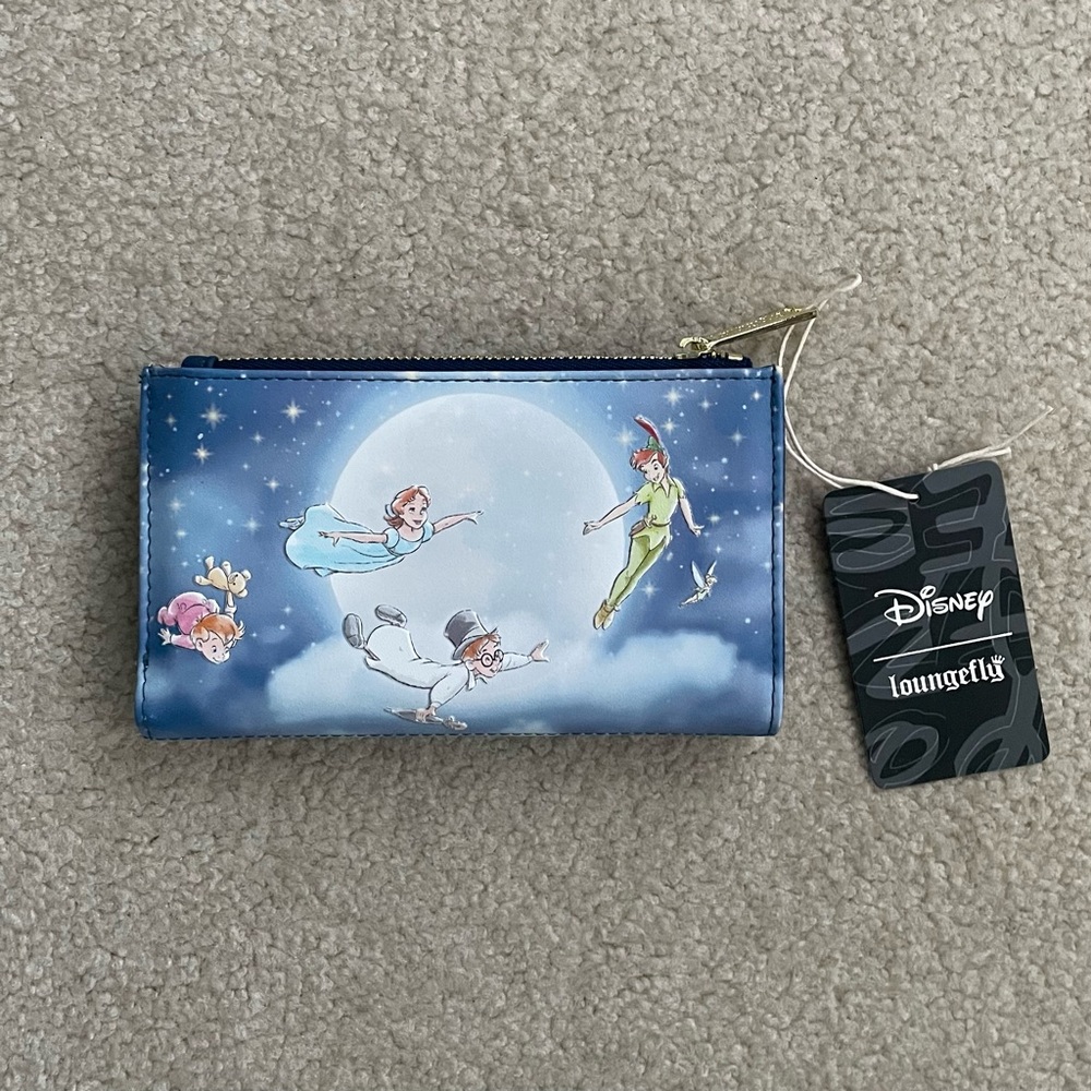 Loungefly Disney Peter Pan Second Star Flap Wallet